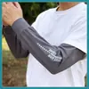 Manga Extra grande Talla Ciclismo Holgada Ensanchada Recta Manga Larga Manga de Hielo Verano Manga para Brazo Protección Solar Hombres Seda de Hielo
