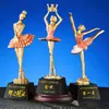 Nuevo Trofeo de Cristal de Danza Personalizado Trofeo de Resina para Competición de Danza Latina Ballet Danza China Trofeo para Niños Danza Infantil
