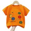 Nueva Camiseta de Algodón de Manga Corta para Niños Tops para Bebé para Niñas Verano Algodón Puro Manga Media Comercio Exterior Ropa para Niños al Por Mayor