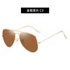 Novos óculos de sol de vidro 3026 óculos de sol de metal unissex UV400 óculos de sol atacado