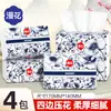 Papel de Seda Serie Estilo Chino Manhua, una Caja Entera para Uso Doméstico, Hecho de Madera Virgen, Tissue Facial de Limpieza Espesado de 5 Capas, Papel Higiénico