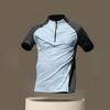 Verão Futebol Esportes Fitness Top Tendência Cor Sólida Mesma Roupa de Treino Fina Respirável Cor Sólida Manga Curta Masculino