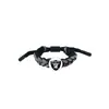Pulseira Naruto Sharingan Unissex Trançada Acessórios Periféricos de Anime Estilo Casal Pingente Substituível