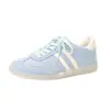 Piel de Vaca Versátil Piel Genuina Zapatos de Mujer Zapatos de Entrenamiento Alemanes de Caña Baja Retro Primavera Nuevos Zapatos de Mujer Casual Estilo Americano