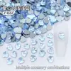 Acessórios de Joias em Formato de Coração de Pêssego de 4mm Joias DIY Diamante Decorativo Nail Art Diamante Usável Nail Art Joias Estilo Quente Atacado