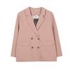 Chaqueta de traje de alta calidad para mujer primavera delgada holgada traje talla grande para mujer adelgazante para ir al trabajo traje pequeño 120022