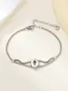 Nuevo Anillo de Acero Inoxidable al por Mayor Transfronterizo 26 Letras Inglesas Anillo de Doble Capa Pulsera Chapada en Oro