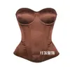 Vestido de Novia Faja Cintura Moldeador de Pecho Simple Elegante Blanco Puro Base Invisible Corsé Alargado Palacio Abdominal