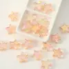 Cuentas Acrílicas Transparentes de Colores Pentagrama Cuentas Estrella en Hilos Accesorios para Cadena de Teléfono Hechos a Mano DIY