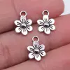 12x9 mm 0.6 g Multicolor Accesorios Vintage para Joyería al por Mayor Flores y Árboles Colgante Pequeño de Flor