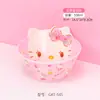 Sanrio Hello Kitty Vajilla Infantil Mesa para Niños Hogar Bol para Comida de Bebé Plato con Compartimentos Impermeable Antiescaldados Forma de Plato Taza de Leche