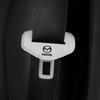 Adecuado para el enchufe del cinturón de seguridad de Mazda, hebilla del cinturón de seguridad, cubierta protectora antiarañazos, antidesgaste, anticortes, fila delantera y trasera, universal.