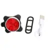 Luz Nova para Carro Bicicleta de Montanha Bicicleta Luz de Advertência USB Luz Dianteira de Bicicleta + Luz Traseira Luz de Emergência LED Acessórios de Ciclismo