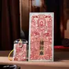 Casa del Tesoro del Dios de la Fortuna de Cinco Caminos Pintada a Mano Madre del Dinero Tesoro Banco Pegatina Dorada para Teléfono Móvil para Atraer Riqueza