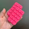 Nuevas 24 Piezas de Ventosa de Silicona Engrosada 10g Funda para Teléfono Móvil Cuadrada Ventosa Doble Cara Soporte para Teléfono Móvil de Una Cara En Stock