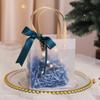 Bolsa de regalo con regalo, caja de dulces transparente, cumpleaños, boda, dama de honor, caja de regalo pequeña, caja con sensación de vacío