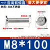 Tornillos de Cabeza Plana Biselada de Acero Inoxidable 304 con Cabeza Hexagonal, Tornillos para Muebles de Cabeza Redonda Biselada M2M3M4M5M6M8M12