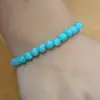Pulsera de piedra Tianhe 8A joyería de cristal pulsera elegante cristal cristal piedra Tianhe 6mm cuentas