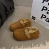 Sapatos Birkenstock totalmente fechados com sola grossa e forrados de fleece para mulheres, novos modelos 2026, outono e inverno, slip-on, mocassins Birkenstock, sapatos de algodão peludos