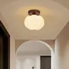 Luz de Entrada de Pasillo, Luz de Pasillo Vintage, Lámpara de Techo Hoja de Loto, Lámpara de Mesa Estilo Japonés, Lámpara de Moda de Lujo Ligero
