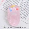 Kit de Materiales para Accesorios de Zapatos DIY de Dibujos Animados con Purpurina Fina Transparente, Pegamento Cremoso, Resina, Piezas Pequeñas, Hebilla para Zapatos Clog
