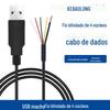 Cabo de dados USB cabo blindado de quatro núcleos anti-interferência cabo usb cabo de placa de luz LED cabo de extensão macho USB cabo de dados