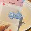 Pinza para el Cabello de Flor de Cerezo Jelly, Flor Linda, Estilo Dulce y Elegante, Pinza de Pato para Fleco Lateral de Niña, Pasador, Accesorio para el Cabello