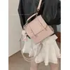 Mochila Coreana Feminina 2025 Nova Tendência Estilo Preppy Mochila Versátil Multifuncional Bolsa de Ombro Bolsa de Viagem