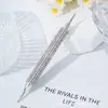 Caneta Delineadora para Nail Art com Strass Transfronteiriça, Ferramenta de Criação Fina para Desenho de Flores em Nail Art de Peça Única, Caneta Pressionadora de Strass para Pintura Colorida