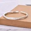 Pulsera de Plata Pura 999.9 Ondulada Hielo Triturado Sólida Lujo Accesible Plata de Gama Alta Pulsera Abierta Joyería al Por Mayor