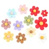 Accesorios de Resina Margarita Pequeña Girasol Funda de Teléfono DIY Materiales para Niños Pegamento Crema Accesorios para el Cabello Flores Hechas a Mano