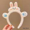 Diadema Especial para Lavar la Cara, Diadema Divertida de Otoño e Invierno con Diseño de Oso Lindo, Cinta para el Pelo, Horquilla, Accesorios para el Pelo, Tocado de Felpa