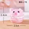 Paisagem Mini Criativa Transfronteiriça Gatinho Macaron Fofo Figuras Acessórios de Decoração DIY Mini Enfeites de Mesa