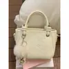Bolso cubo de moda y sencillo para mujer, gran capacidad, nuevo de la primavera 2026, elegante estilo vintage, para el trabajo y los desplazamientos, bolso de hombro