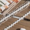 Cinta de nailon blanco y negro de 2 cm de ancho con diseño de pez corona, juguete, decoración de ropa, elástico, encaje de seda de pescado, accesorios