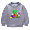 Suéter de cuello redondo de manga larga para niños y niñas, ropa de estilo coreano con dibujos animados de primavera y otoño de 2023, de algodón, para bebés, pequeños y medianos.