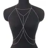 Ropa Zhuru Moda de Verano Nueva de Estilo Europeo y Americano Cadena para el Pecho Versátil Cadena Corporal Hueca Sexy Dl0106