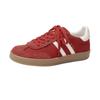 Sapatos Femininos 2026 Primavera Novo Estilo Salto Escondido Vermelho Tênis Ballet Feminino Casual Sapatos Forrest Gump Estilo Coreano Tênis com Solado Grosso