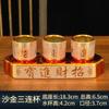 Utensílios Budistas de Cerâmica Dourada, Enfeites Transfronteiriços de Abertura Dourado Areia, Vasos, Pratos de Frutas, Utensílios Budistas, Conjunto Completo de Enfeites, Estilo Chinês
