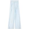 Pantalones Yamamoto de Verano para Mujer, Bordados con Mariposas Azules, Pierna Ancha, Cintura Alta, Holgados, Casuales, Estilo Bf Perezoso, Adelgazantes