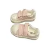 Zapatillas bonitas de estilo coreano con lunares, bonitos cierres de velcro, suela gruesa para niñas, nuevos mocasines blancos versátiles de otoño 2026