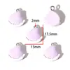 Pingente de Concha de Resina Fofa de Desenho Animado Acessórios de Joias para Brincos Pulseira Colar Chaveiro DIY W783