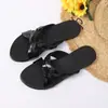 Chanclas de Moda Simples de Tira Única con Suela Plana de Talla Grande Sandalias de Nuevo Estilo de Verano Zapatos de Playa Chanclas 36-414243