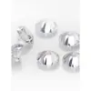 Zirconia Cúbica Blanca Redonda de Ocho Corazones y Ocho Flechas de 0.8-3 mm Piedra Suelta Joyería Incrustación Colgante de Zirconia Cúbica