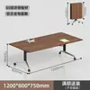 Mesa de Conferência Dobrável, Mesa Dobrável Móvel, Altura Ajustável, Extensível, Móvel com Rodas, Sem Necessidade de Instalação