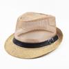 Chapéu de Sol de Verão Estilo Coreano Chapéu Britânico Moderno Chapéu Jazz Masculino Feminino Chapéu de Palha Chapéu de Praia para Casal Chapéu para Exterior