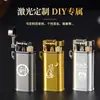 Nuevo Llegada 5501 Encendedor de Metal Retro con Rueda de Molienda Personalizado Creativo Inflable a Prueba de Viento Encendedor de Gas Dropshipping