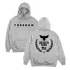 Sudadera con capucha de homenaje a Charlie Kirk Libertad para Mujeres y Hombres, Suéter de Nueva Estética, Sudadera de Manga Larga de Otoño, Ropa Deportiva de Calle