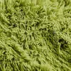 Alfombra Redonda de Lana de Seda Estilo Crema Transfronteriza de Pelo Largo para Sala de Estar Cobertura Completa Alfombra para Sofá y Mesa de Café Habitación Alfombrilla Aislante del Frío para Lado de la Cama