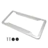Suporte de Placa de Carro Americano Padrão Americano Material de Alumínio Processo de Oxidação da Superfície com Placa Base de Metal
